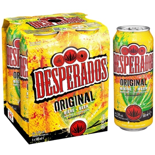 Pack Desperados x4 50cl Canette