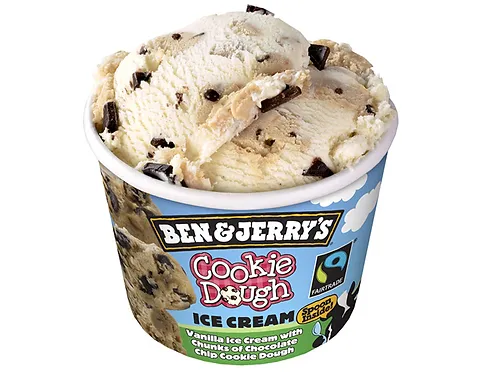 BEN & JERRY'S PEACES COOKIE DOUGH 160ml