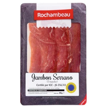 Jambon Serrano Rochambeau 80g Jambon Serrano Rochambeau 80g
