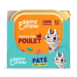 Paté pour chat Edgard poulet