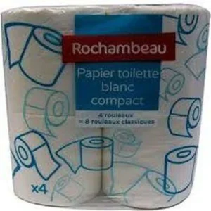 Papier Toilette 2 plis Rochambeau x4