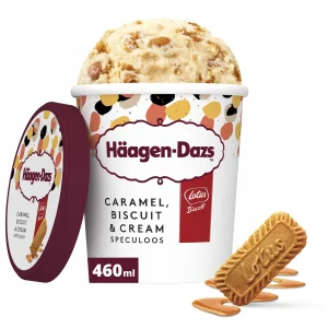 HAAGEN DAZS CARAMEL BISCUIT