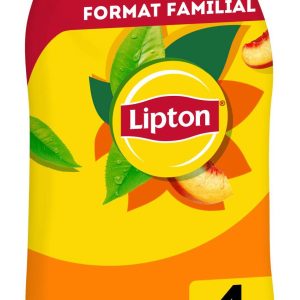 Lipton - Boisson à base de thé, pêche (4 x 1,25L)