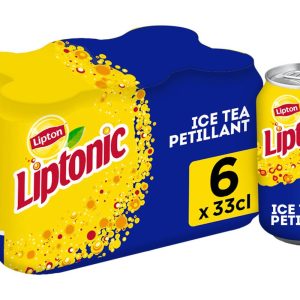 Lipton - Thé glacé pétillant liptonic (6 x 330ml)