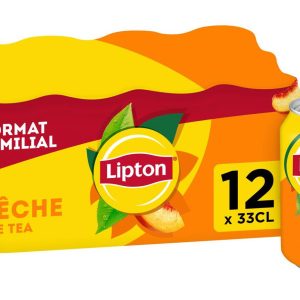 Lipton - Ice tea saveur pêche format familial (12 x 330ml)