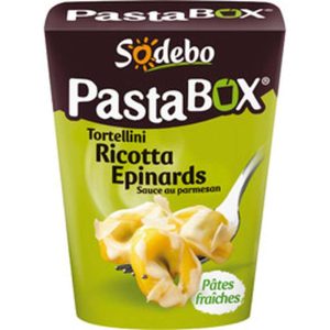 pasta box epinard
